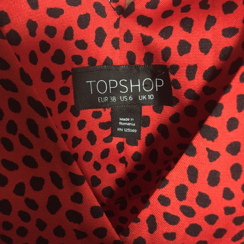 TOPSHOP Cropped Blouse - Picture 3 of 4